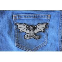 Dragon with Skulls Reflective Patch Dragon with Skulls Reflective Patch