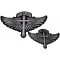God Speed Christian Patches 2 Piece Small and Large Set