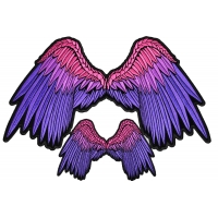 Pretty Pink Angel Wings Medium And Large Patch