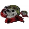 Set of 2 Biker Skull Patches