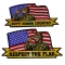 Set of 2 Saluting Soldier Patches
