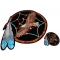 Set of 2 Small and Large Eagle in Dreamcatcher Patches