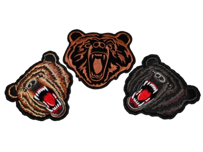 Set of 3 Bear Patches