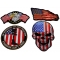 Set of 4 Patriotic American Flag Patches