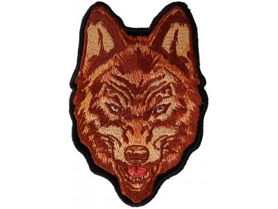 Brown Wolf Patch
