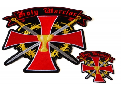 Holy Warrior Small and Large Patch Set