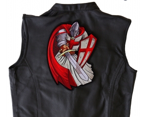 Red Cape Knight Large Back Patch