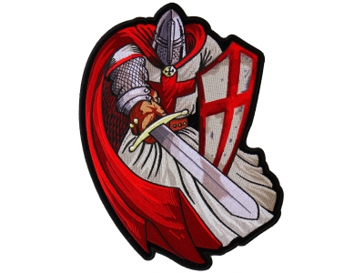 Red Cape Knight Large Back Patch