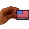 I Stand for Our Flag Patch I Stand for Our Flag Patch shown on hand for size comparison