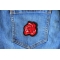 Rose Bud Patch Rose Bud Patch shown on jeans