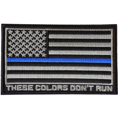Thin Blue Line Sgt Gray Patch 