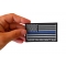 Thin Blue Line American Flag These Colors Don't Run Patch | Embroidered Patches Thin Blue Line American Flag These Colors Don't Run Patch shown on hand for size comparison
