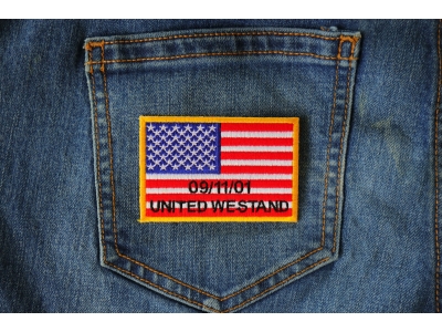 United We Stand 91101 Flag Patch | Embroidered Patches