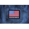 One Nation Under God American Flag Patch One Nation Under God American Flag Patch shown on jeans