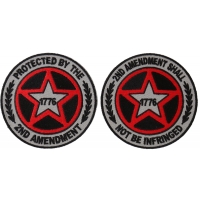 Set of 2 Second Amendment Patches