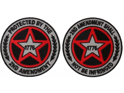 Set of 2 Second Amendment Patches