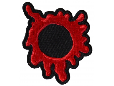 Bullet Hole Patch Blood Red
