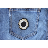 Bullet Hole Patch Green Metal Bullet Hole Patch Green Metal