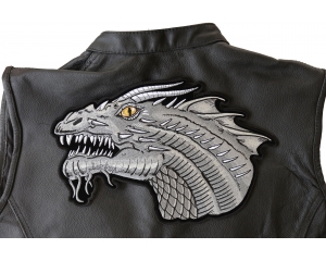 Dragon Patch Large with Yellow Eyes