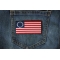 Betsy Ross American Flag Patch Betsy Ross American Flag Patch shown on jeans