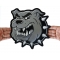 Bulldog Large Iron on Back Patch Bulldog Patch, Large Animal Patches for Jackets shown on hand for size comparison
