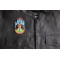 Spiritual Hand Iron on Patch Spiritual Hand Iron on Patch - 2.5x4 inch - Embroidered Iron on Patch shown on leather vest