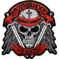 Brotherhood of Bikers Respect and Loyalty Skull Patch