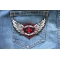 Jesus Christ Lord and Savior Wings Christian Iron on Patch Jesus Christ Lord and Savior Wings Christian Iron on Patch shown on jeans