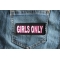 Girls Only Patch Girls Only Patch shown on jeans