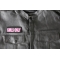Girls Only Patch Girls Only Patch - 4x1.5 inch - Embroidered Iron on Patch shown on leather vest