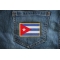Cuba Flag Patch Cuba Flag Patch shown on jeans