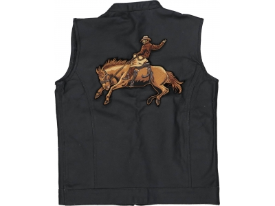 Cowboy on Horse Large Jacket Patch