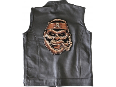 Large Gorilla Back Patch Smoking Cigar