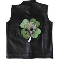 Clover Skull Large Back Patch Clover Skull Large Back Patch