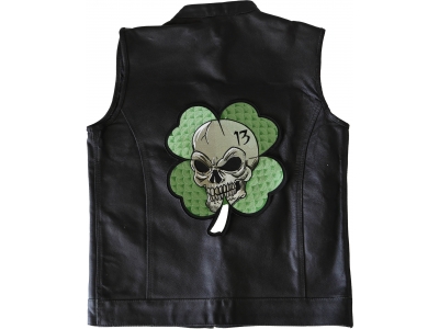 Clover Skull Large Back Patch