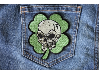 Clover Skull Patch