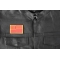 Red and Yellow US Flag Patch Red and Yellow US Flag Patch - 3x2 inch - Embroidered Iron on Patch shown on leather vest