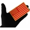 US Flag Patch Red Yellow Marine Colors US Flag Patch Red Yellow Marine Colors shown on hand for size comparison