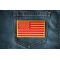 US Flag Patch Red Yellow Marine Colors US Flag Patch Red Yellow Marine Colors shown on jeans