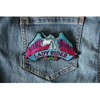 Lady Rider Unicorn Biker Patch Lady Rider Unicorn Biker Patch