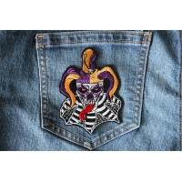 Jester Clown Skull Patch Jester Clown Skull Patch