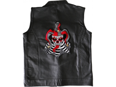 Jester Skull Large Back Patch