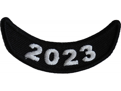 2023 Year Patch Lower Rocker White