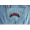 2023 Year Patch Upper Rocker Red 2023 Year Patch Upper Rocker Red shown on jeans