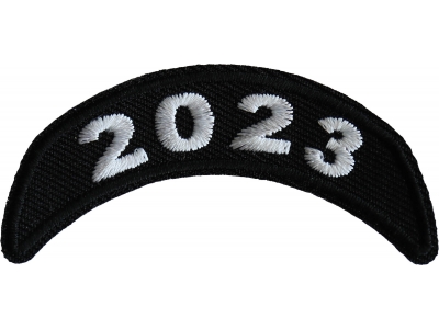 2023 Year Patch Upper Rocker White