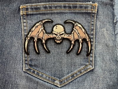 Bat Wings Skull Patch