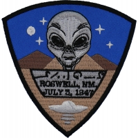 Roswell New Mexico Alien Patch