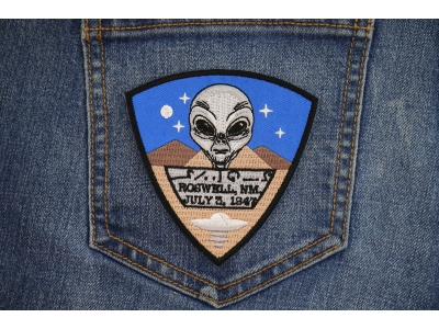 Roswell New Mexico Alien Patch