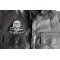 Fuck Around Find Out Skull Patch, Skull Patches shown on leather vest