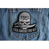 Fuck Around Find Out Skull Patch Fuck Around Find Out Skull Patch